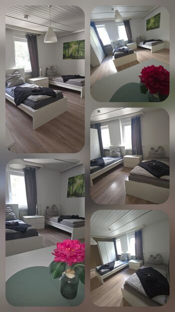 Monteurunterkunft mit Einzel- und Doppelzimmern, eigenem Bad/WC und Küch Bild 3