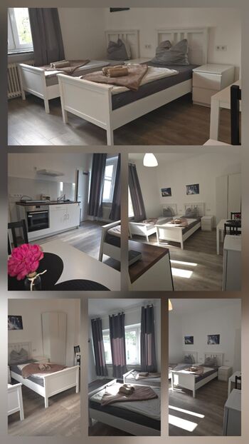 Monteurunterkunft mit Einzel- und Doppelzimmern, eigenem Bad/WC und Küch Bild 1