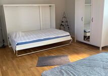 Doplelbett im grossen Zimmer