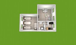 EMAS 7 / Whg. mit 4 Einzelbetten, WLAN, Küche, Waschmaschine Bild 1