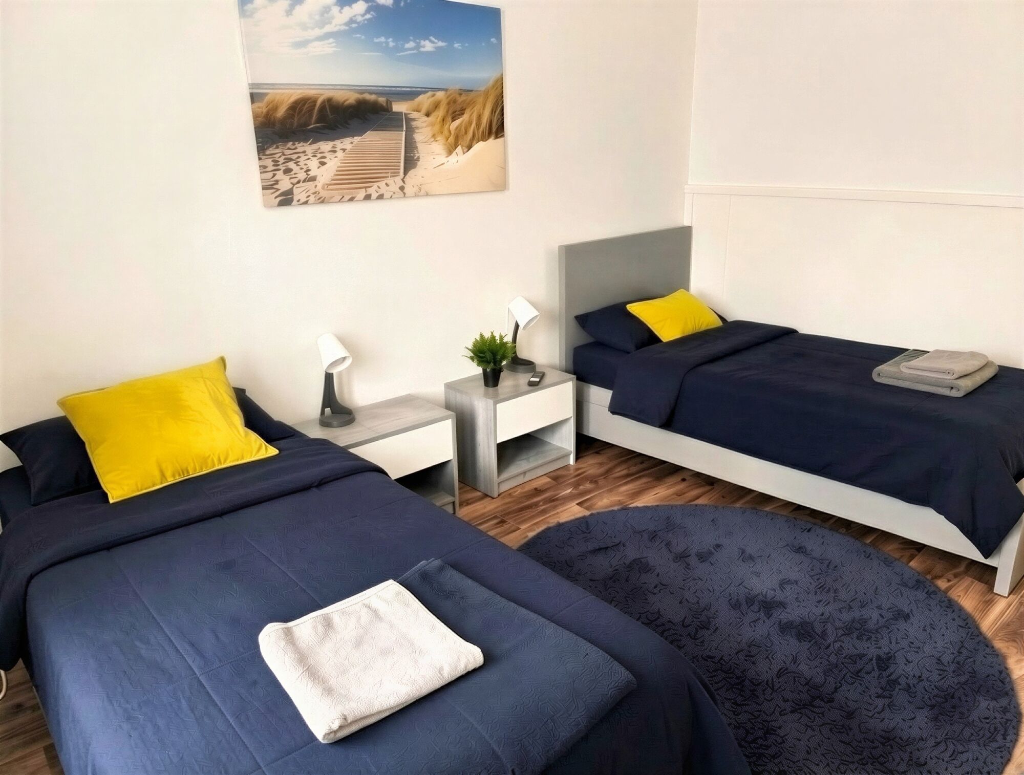 Blaues Doppelzimmer