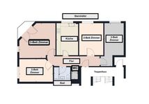 SH modern voll ausgestattete 4 Zimmer Wohnung 8 Betten Bild 7