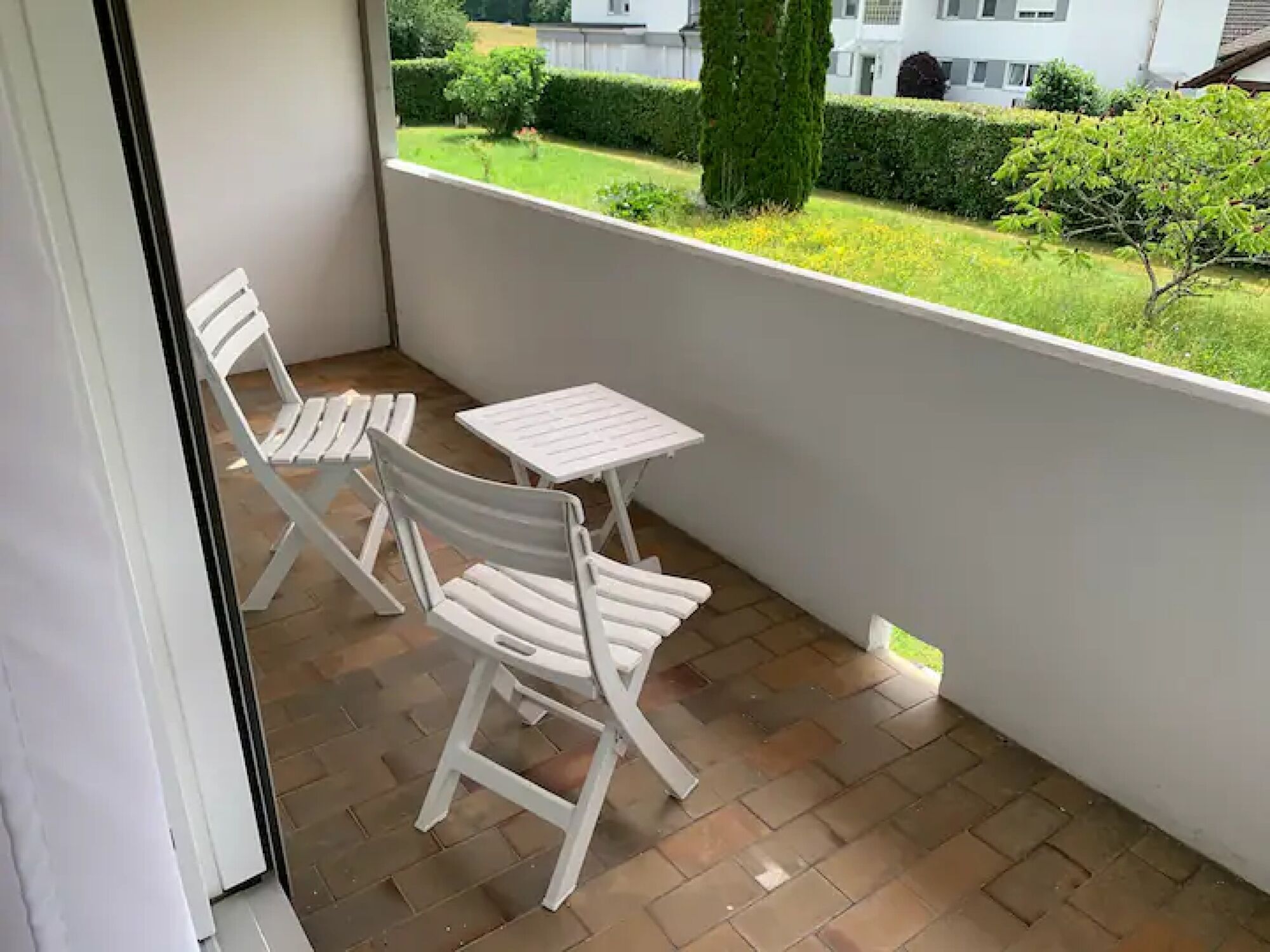 Balkon und Garten