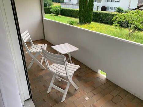 Balkon und Garten