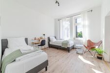 Schlafbereich im Wohnzimmer