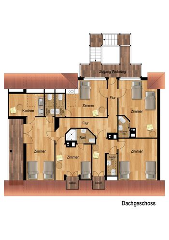 Sanierte Monteurunterkunft für 2-20 Pers. in Detmold Picture 2