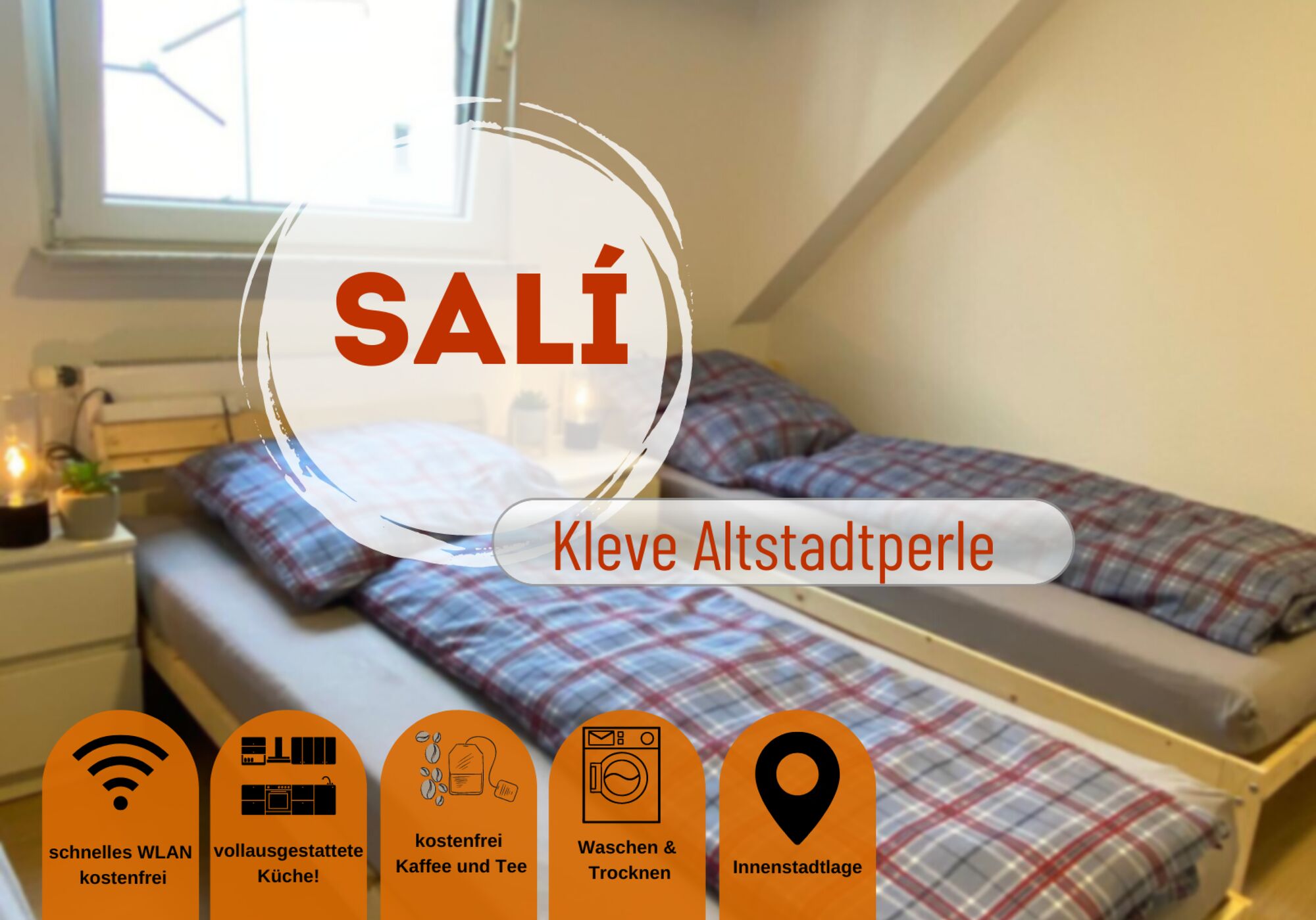 Salí Homes - 8 Einzelbetten / 4 Zimmer