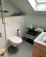 Badezimmer Wohnung Dachgeschoss