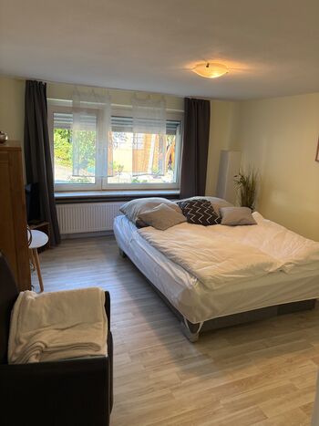 Sofa ausgezogen