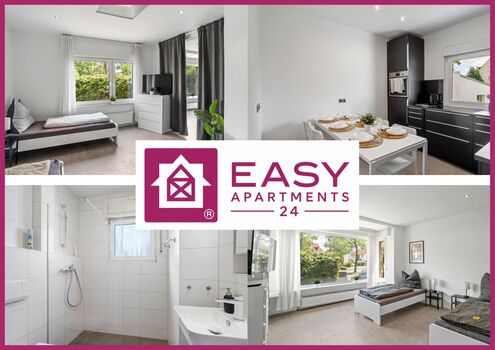 EasyApartments24 - Eigene Küche & Badezimmer!