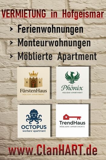 Diverse Monteurwohnungen in Hofgeismar-Stadtzentrum