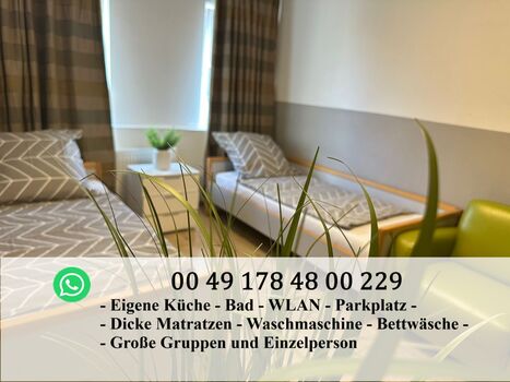 Top Wohnung, Eigene Küche, Badezimmer, WiFi