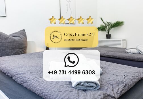 CosyHomes24 (RE01) • Highspeed-Wifi • TOP-Anbindung