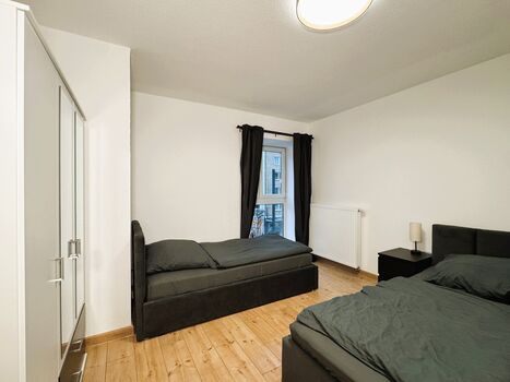 Modern möbeliertes Apartment mit 2 Betten,