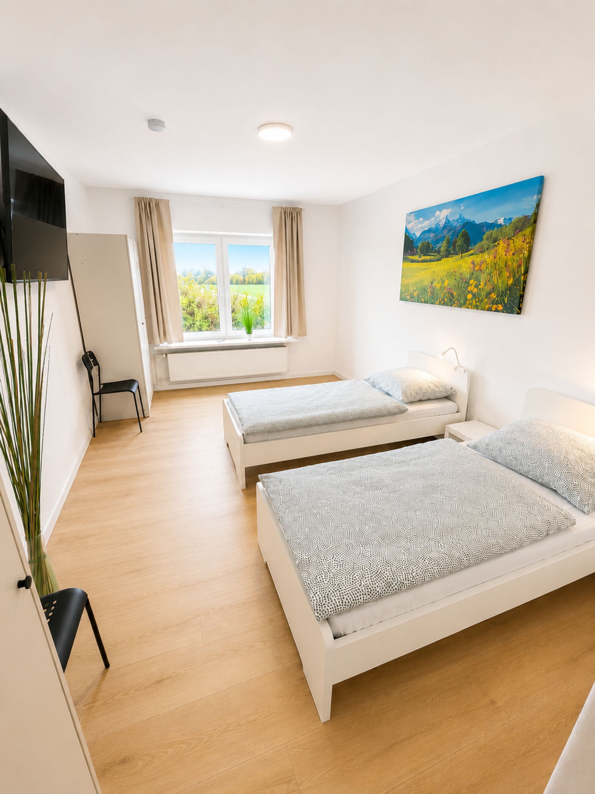 Zimmer 1 - 2 Betten