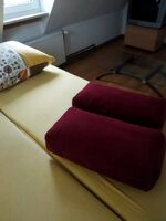 Einzelbetten oder Doppelbett möglich 