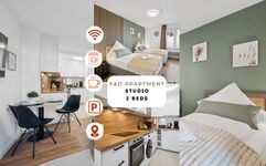 Asperg | Studio Apartment | 2 Einzelbetten | Parkplatz Bild 1