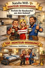 Komplette Wohnungen für 5/6 Pers. nur an Firmen Bremen Bild 16