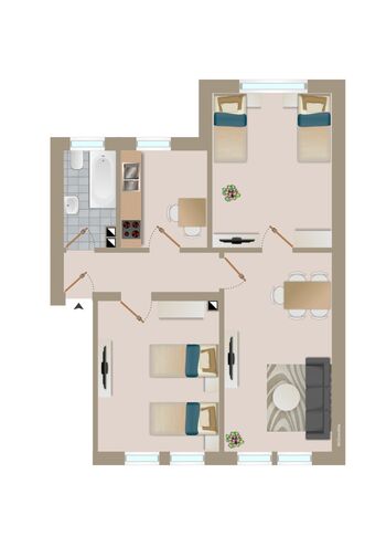 CosyHomes24 (GE11b) • Parkplatz • Wifi • Balkon Bild 3