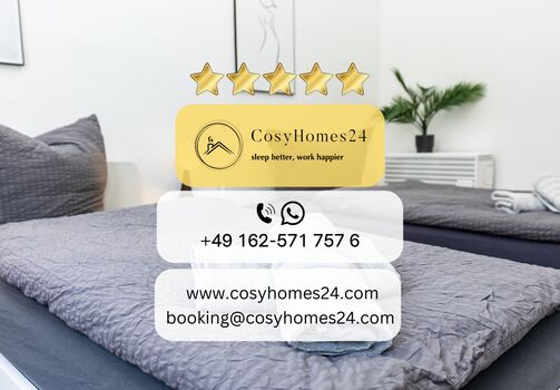 CosyHomes24 (GE07a) • Parkplatz • Wifi • Balkon