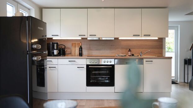 voll ausgestattete Küche