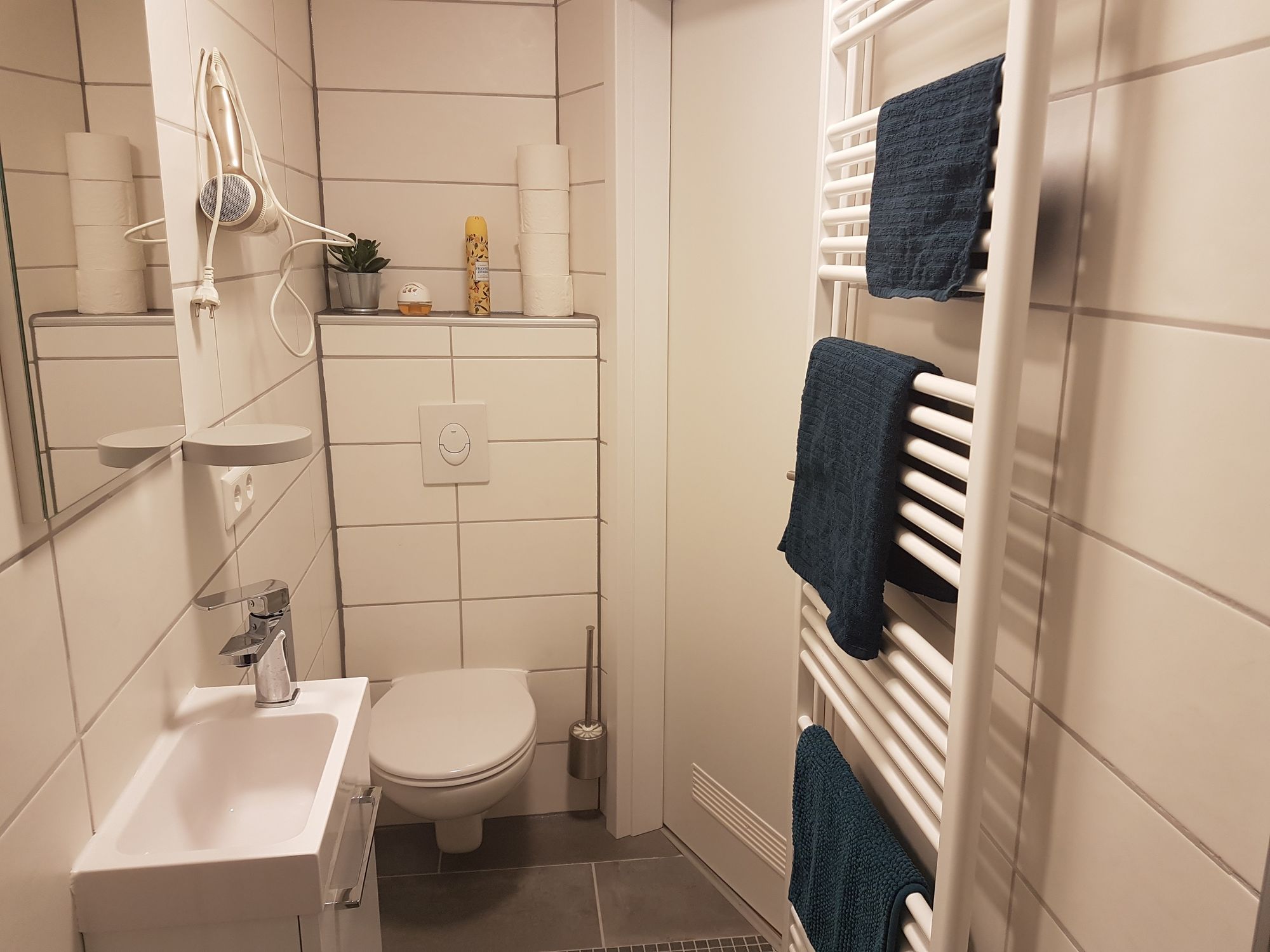 Ferienwohnung 1 - Bad mit Dusche und WC