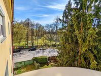 Ausblick vom Balkon