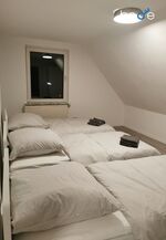 Schlafzimmer 3 mit drei Einzelbetten