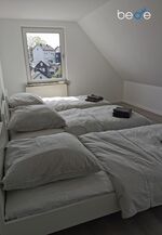 Schlafzimmer 3 mit drei Einzelbetten