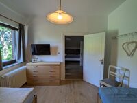 Einzelschlafzimmer oben, kann zum Doppelzimmer erweitert werden