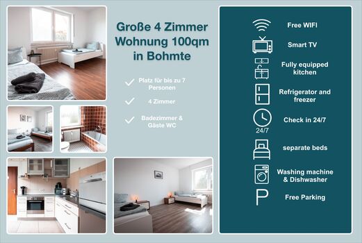 ❤️Wohlfühlen in 100qm Wohnungen in Bohmte - Hunteburg❤️ Bild 1
