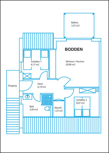 Ferienhaus Achter-Rachter mit 4 Drei-Raumwohnungen Bild 3