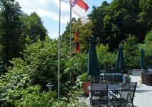 Terrasse vor dem Haus