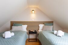 Schlafzimmer OG mit getrennten Betten