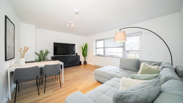 2 Schlafzimmer | 4 Betten | Wohnzimmer + Küche