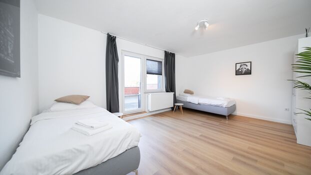 2 Schlafzimmer | 4 Betten | Wohnzimmer + Küche Picture 4