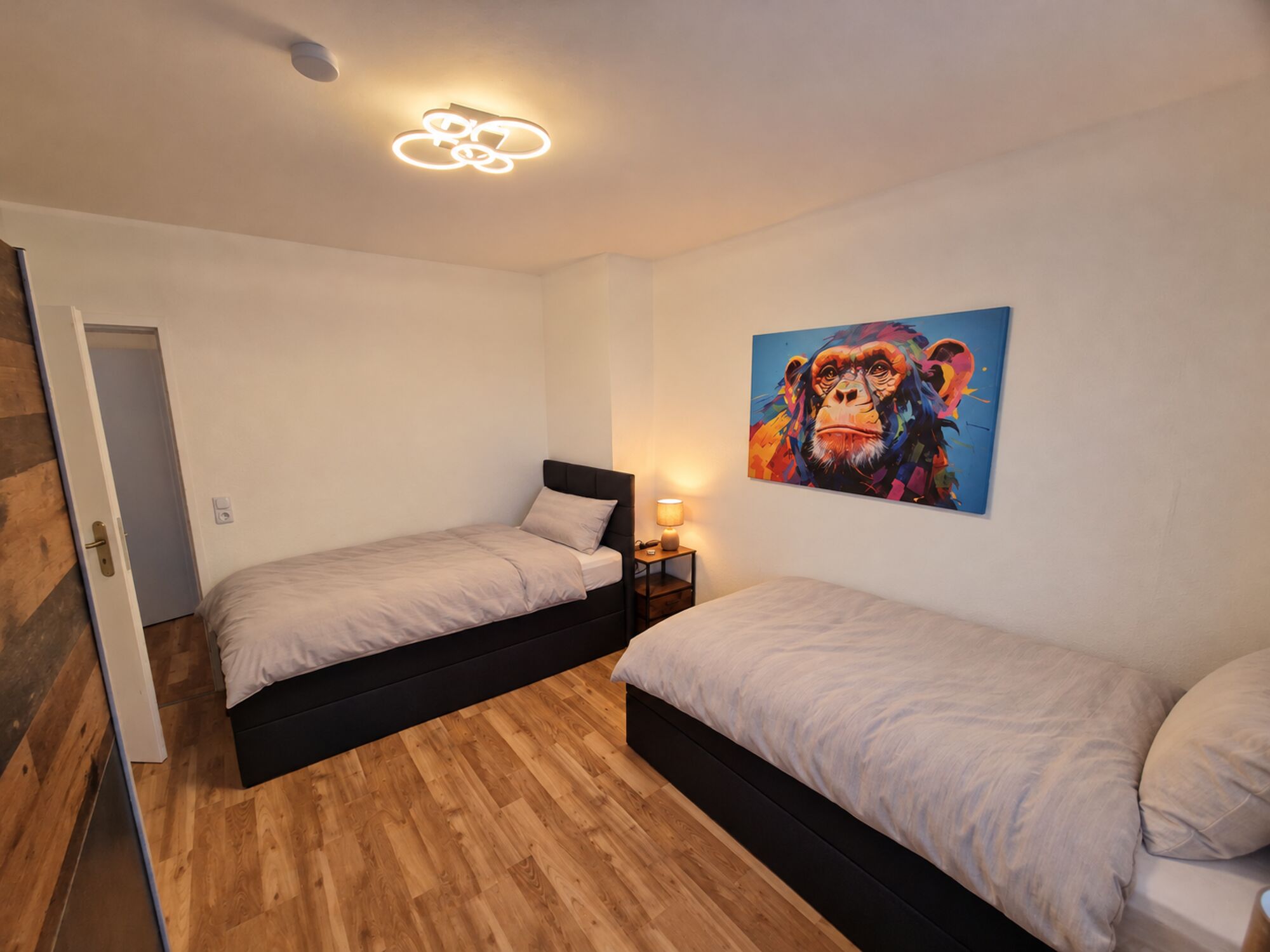 Schlafzimmer links 2 Einzelbetten