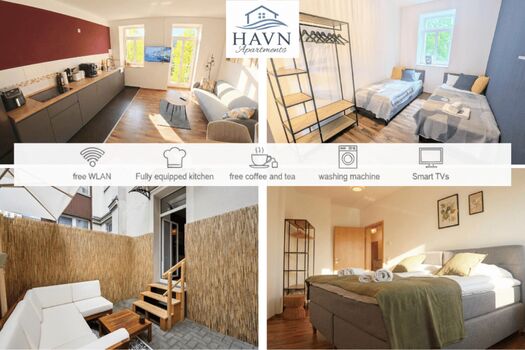 5 BR I 13 PAX I voll ausgestattet I WIFI I free Parking Bild 1