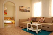 Wohnzimmer mit Schlafcouch