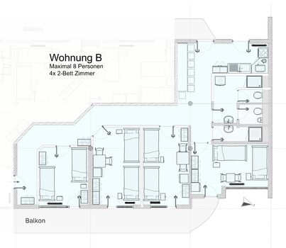 Moderne Monteurwohnungen Karlsruhe - zentrale Lage Obrázok 3