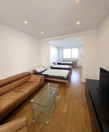 Monteurwohnung Krefeld-Düsseldorf Umgebung -Terrasse-7 Betten-Parkplatz Bild 3