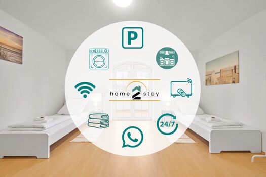 Monteur Wohnungen in Deggendorf Parken WiFi Smart TV Balkon Bild 1