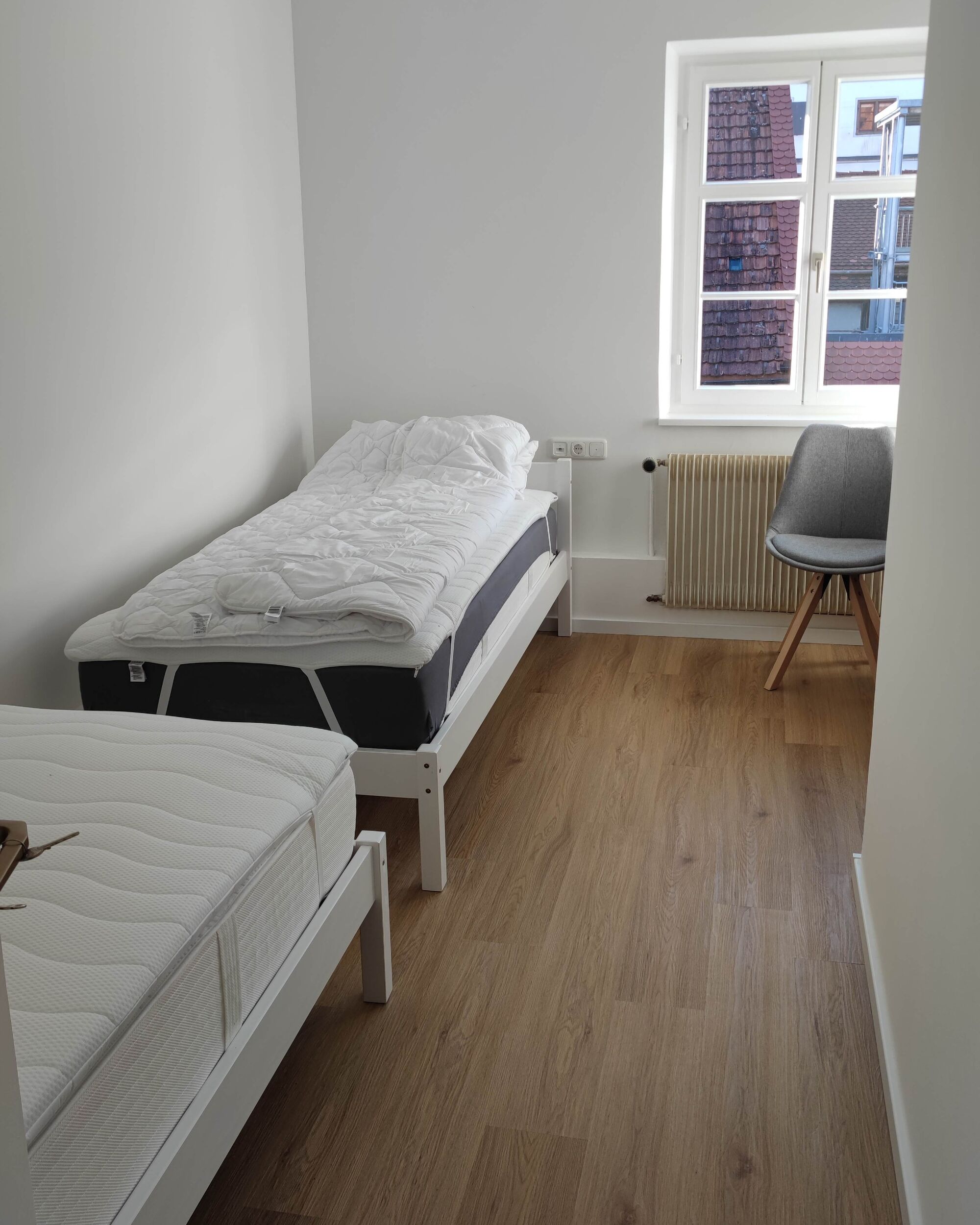 Schlafzimmer mit 2 Einzelbetten