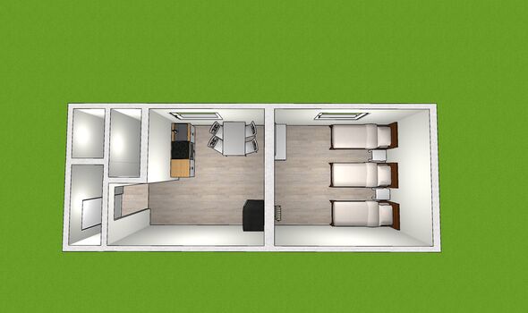 EMAS 5 / Whg. mit 3 Einzelbetten, WLAN, Küche, Waschmaschine