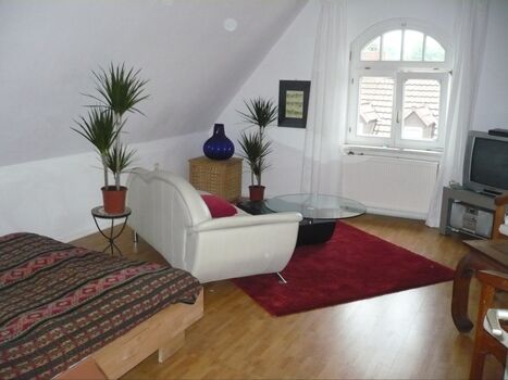 Möbliertes Zimmer mit Herkulesblick in Künstlerwohnung Obrázok 4