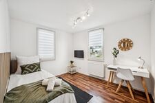 4 Apartments - 8 Einzelbetten - Bettwäsche / Handtücher inkl - parken Bild 4