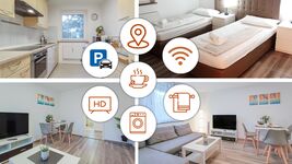 NEU Worker Suites / Parkplatz / große Gruppen Bild 1