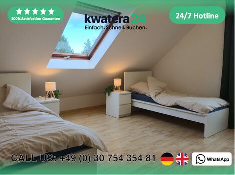 KWATERA24 24/7h Check-In - PREMIUM Monteurzimmer in DARMSTADT