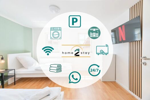 GÜNSTIGE Monteurwohnungen Wendlingen Smart TV, Wifi, Parken Bild 1