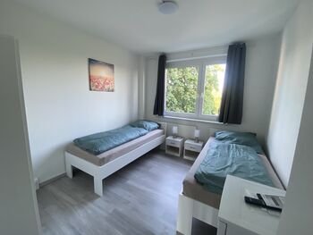 Schlafzimmer mit TV
